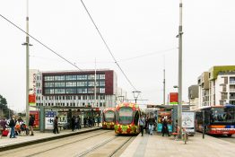 Polyclinique Saint-Roch arrêt tramway Sabine Montpellier