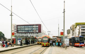 Polyclinique Saint-Roch arrêt tramway Sabine Montpellier